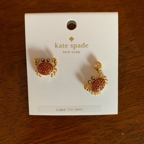 Kate Spade crab earrings NWT - Picture 5 of 5